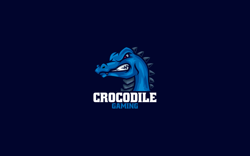 Crocodile E -Sport and Sport Logo 01 Logo Template