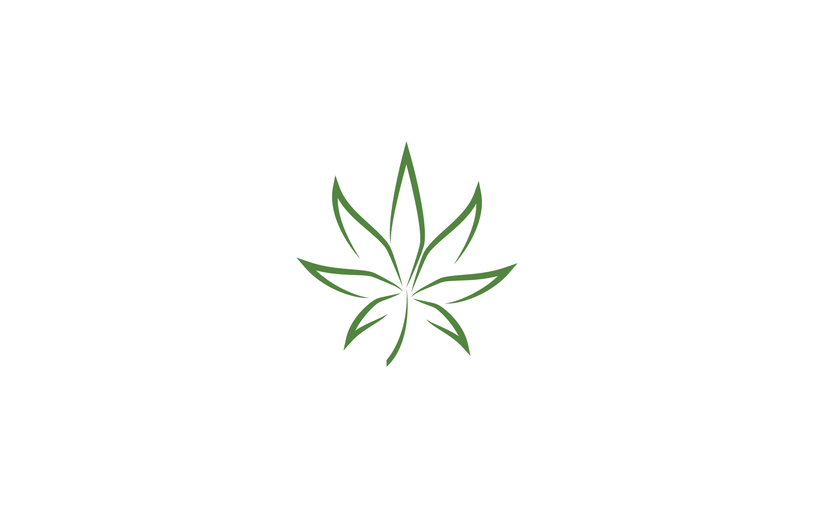 Canabis leaf logo icon illustration design
