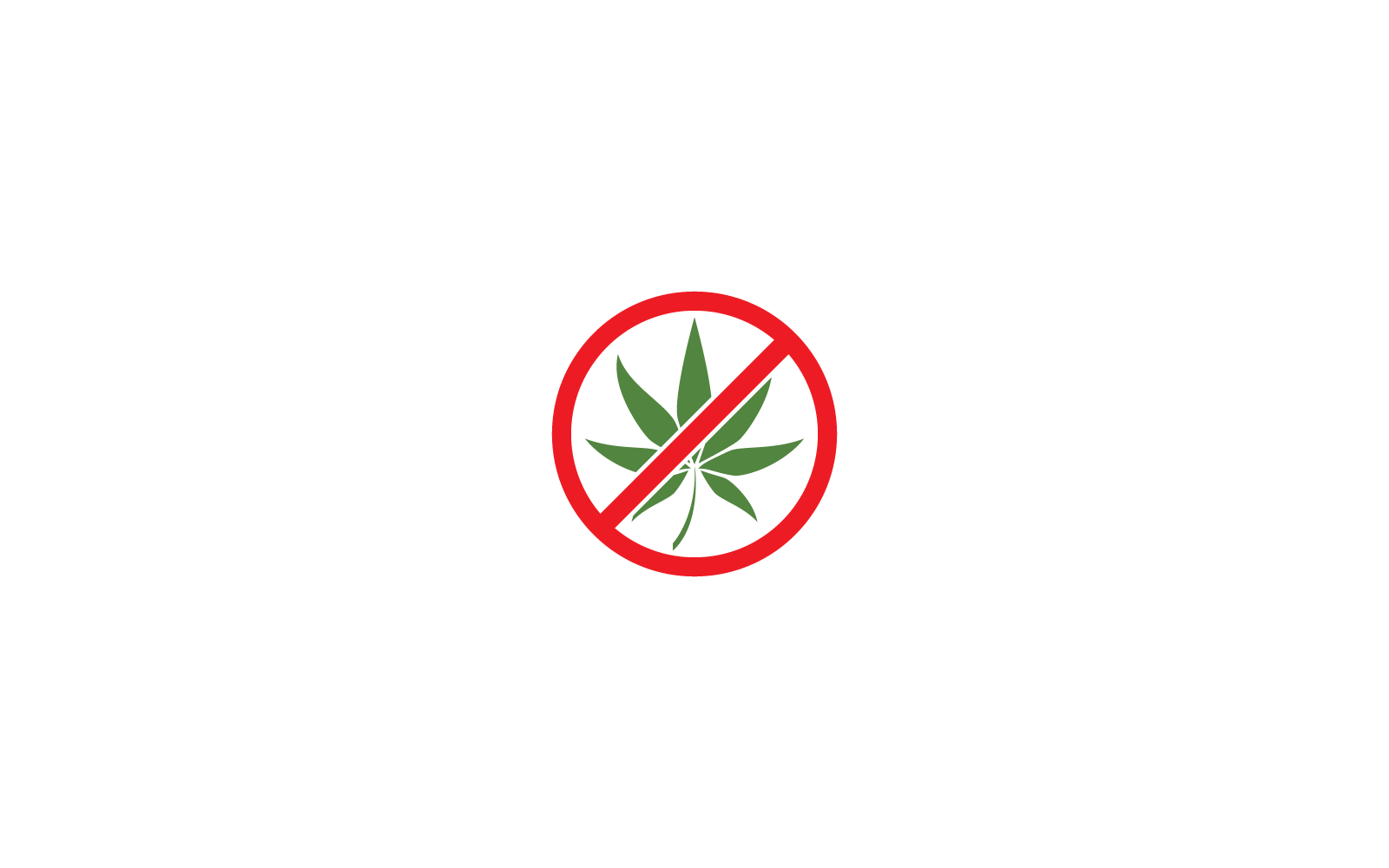 Canabis leaf logo template vector illustration design