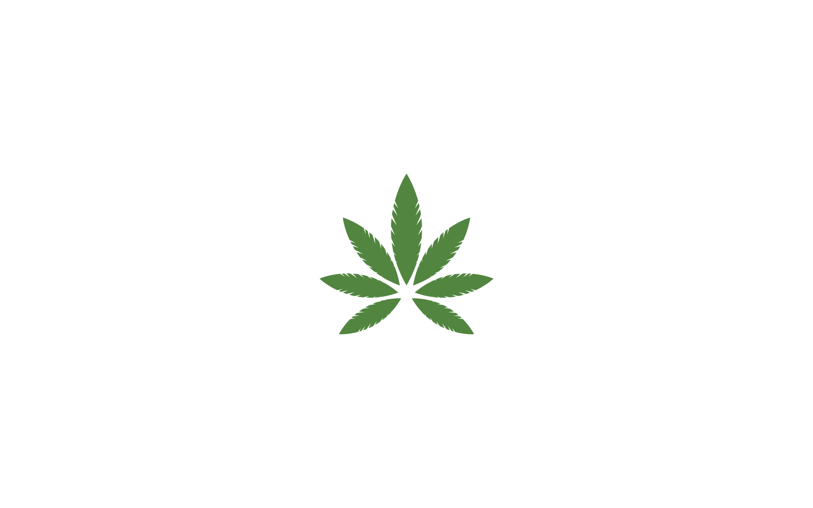 Canabis leaf logo vector illustration design