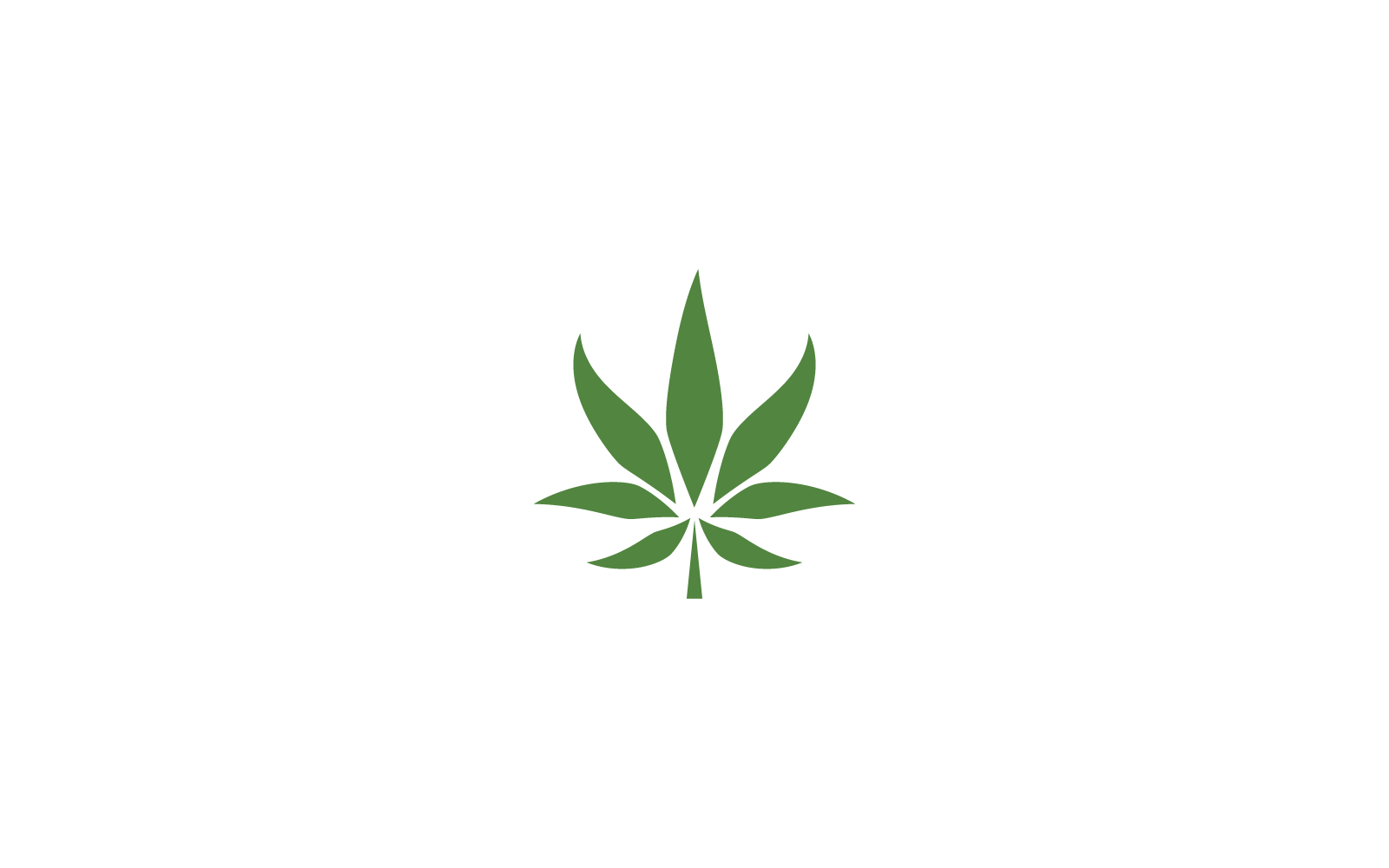 Canabis leaf logo vector illustration icon