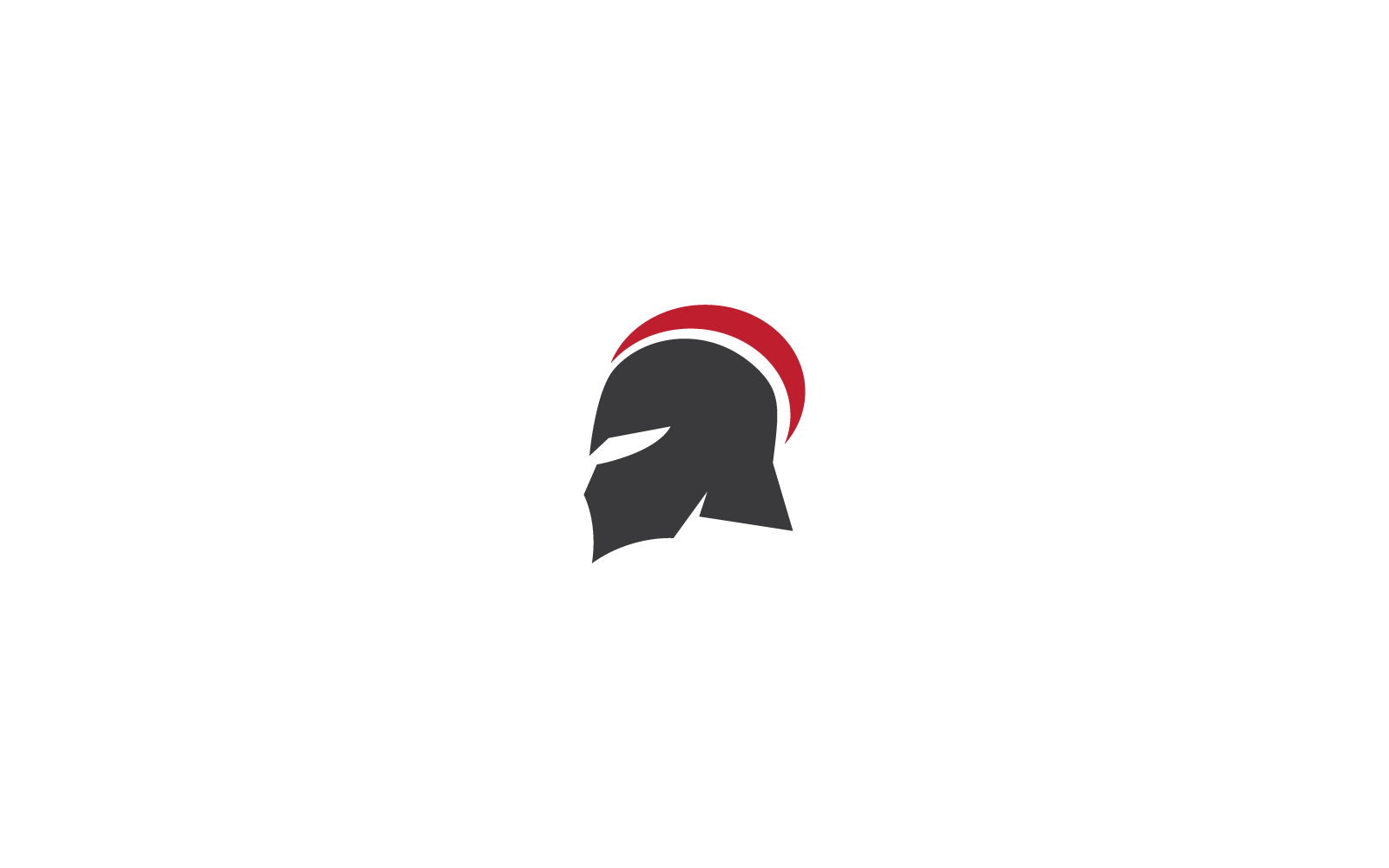 Spartaanse helm illustratie logo vector ontwerp