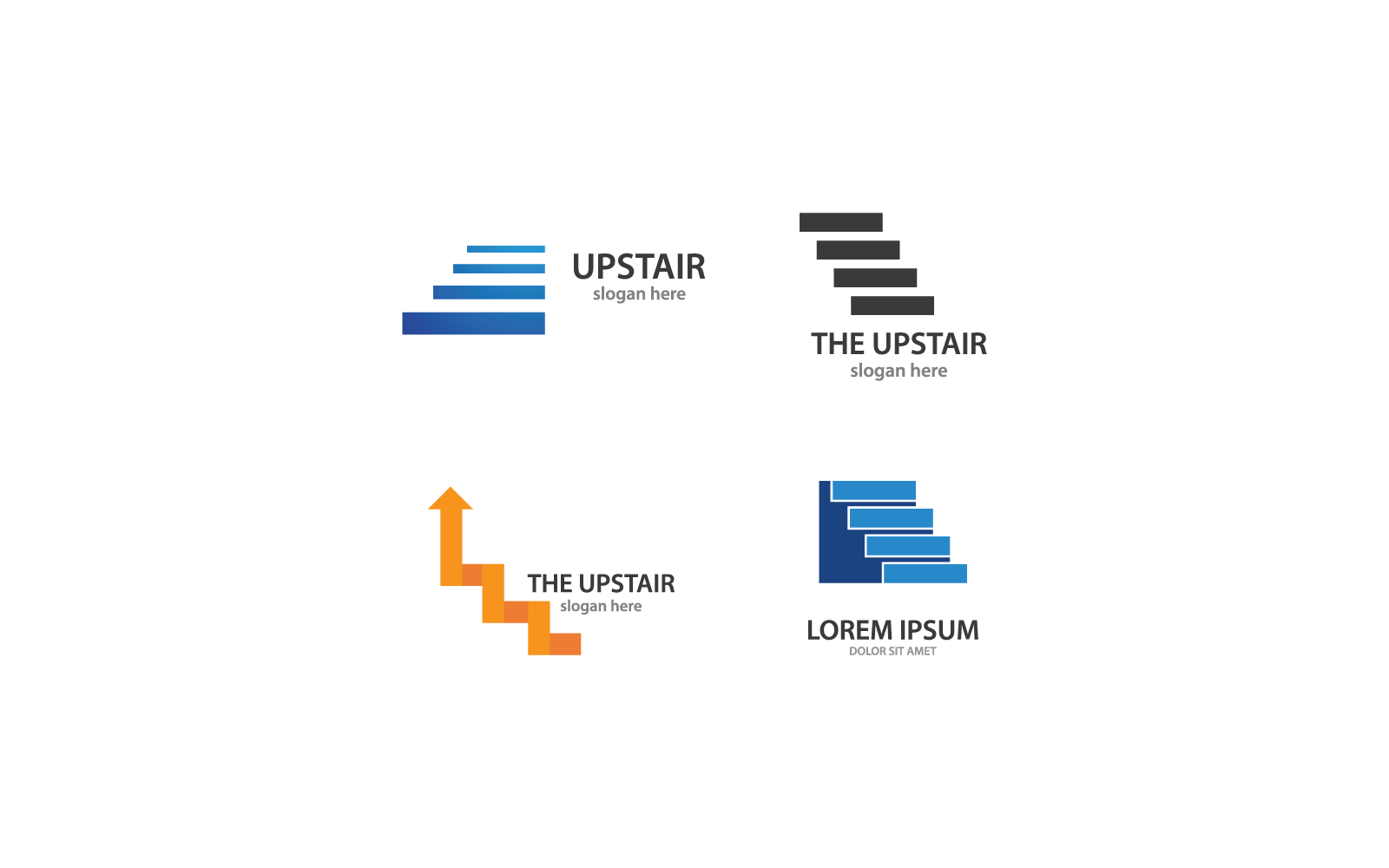 The Upstair logo vector design template