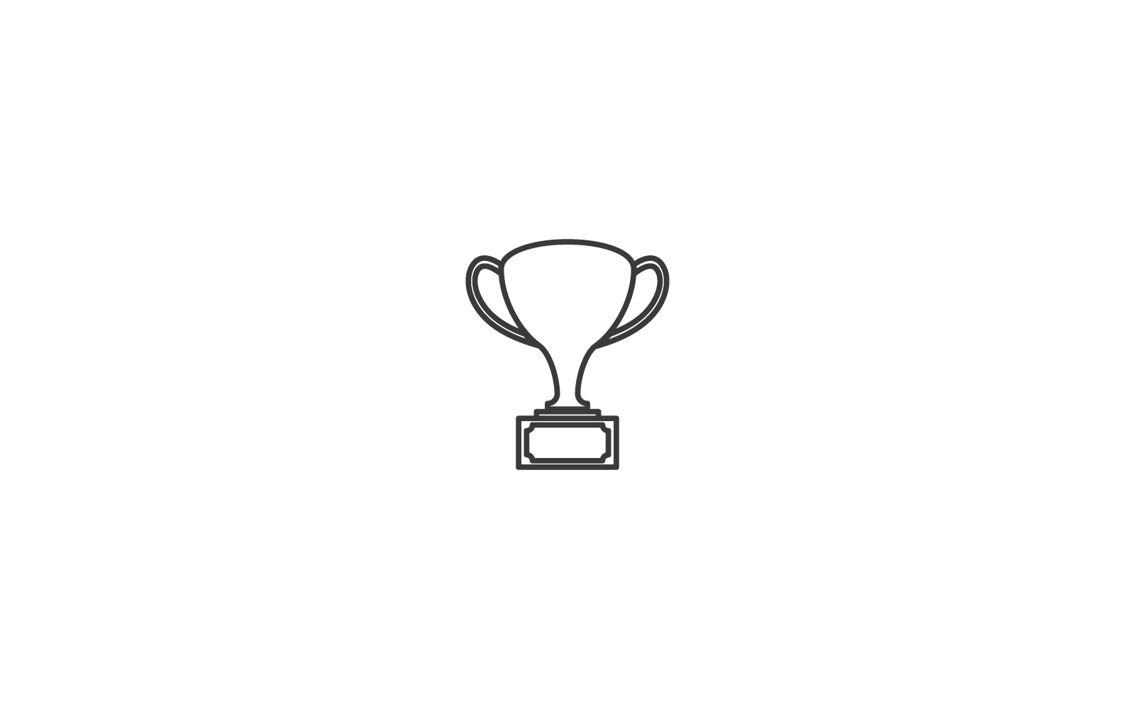 Trophy icon vector eps 10 design illustration template