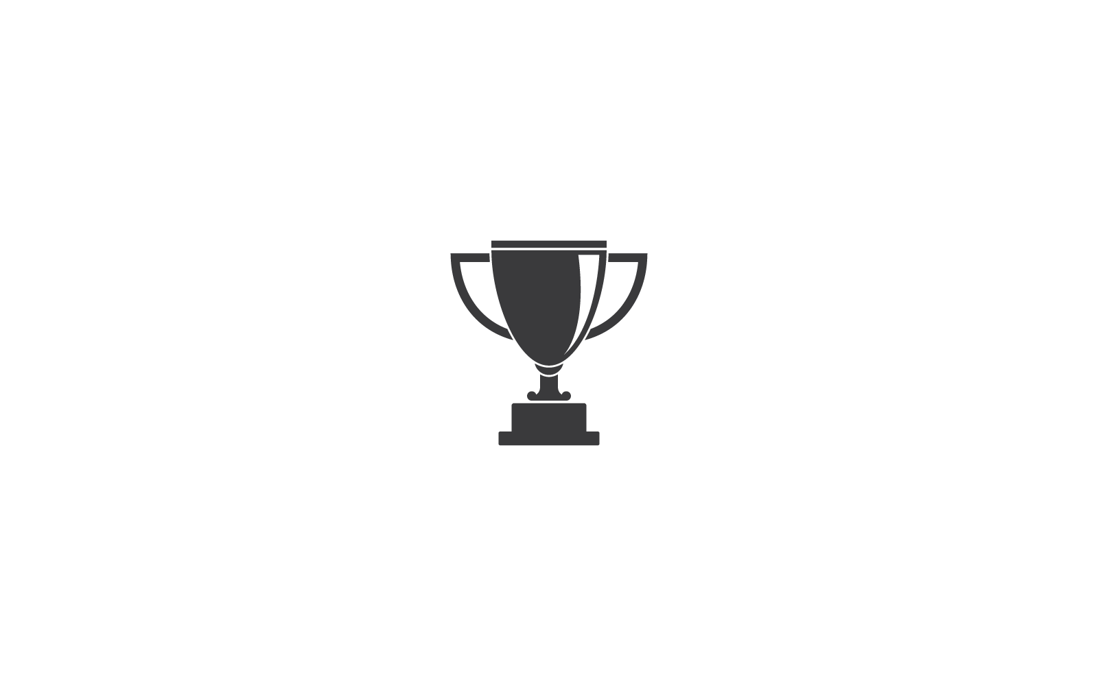 Trophy icon vector eps 10 design template