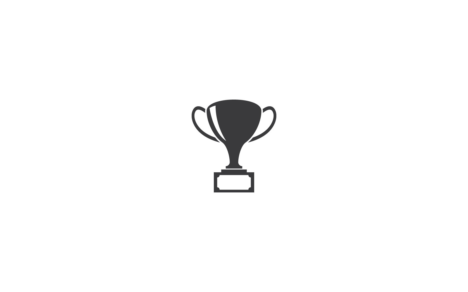 Trophy icon vector eps 10 design