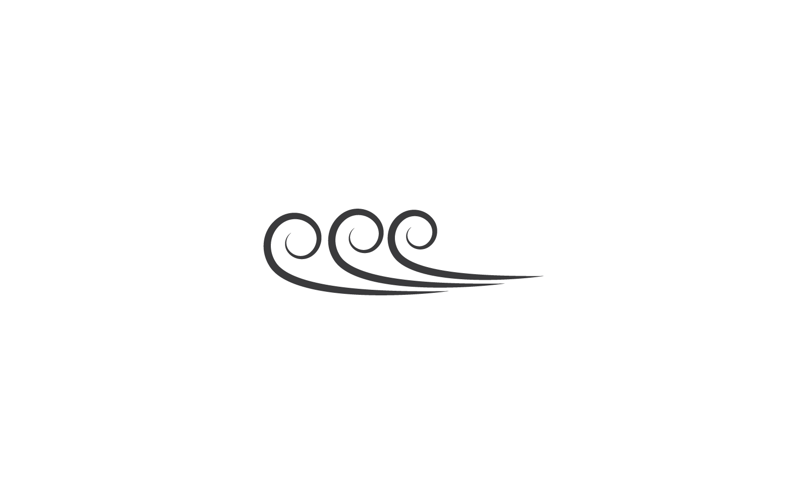 Wind icon vector illustration design template
