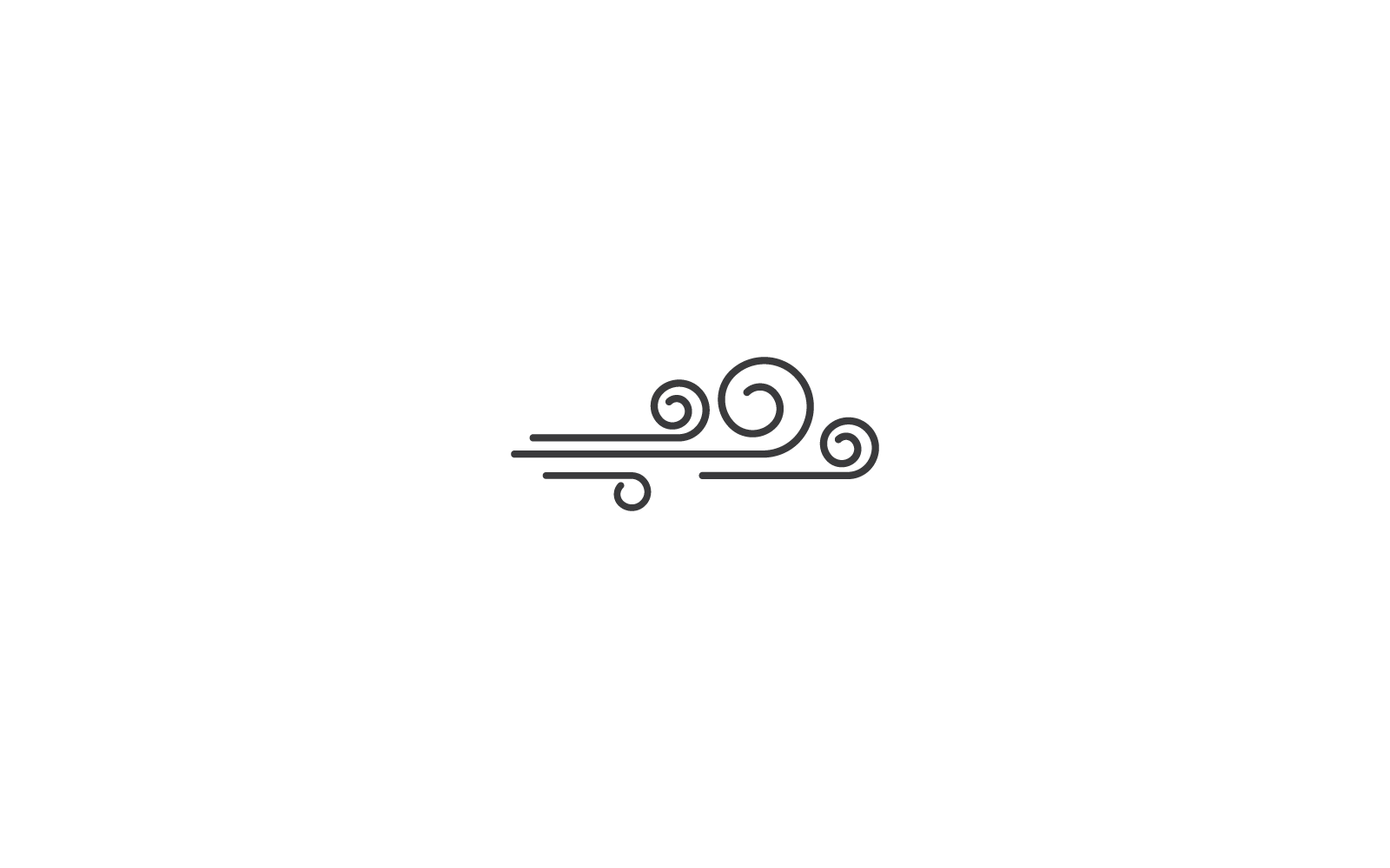 Wind illustration design icon vector