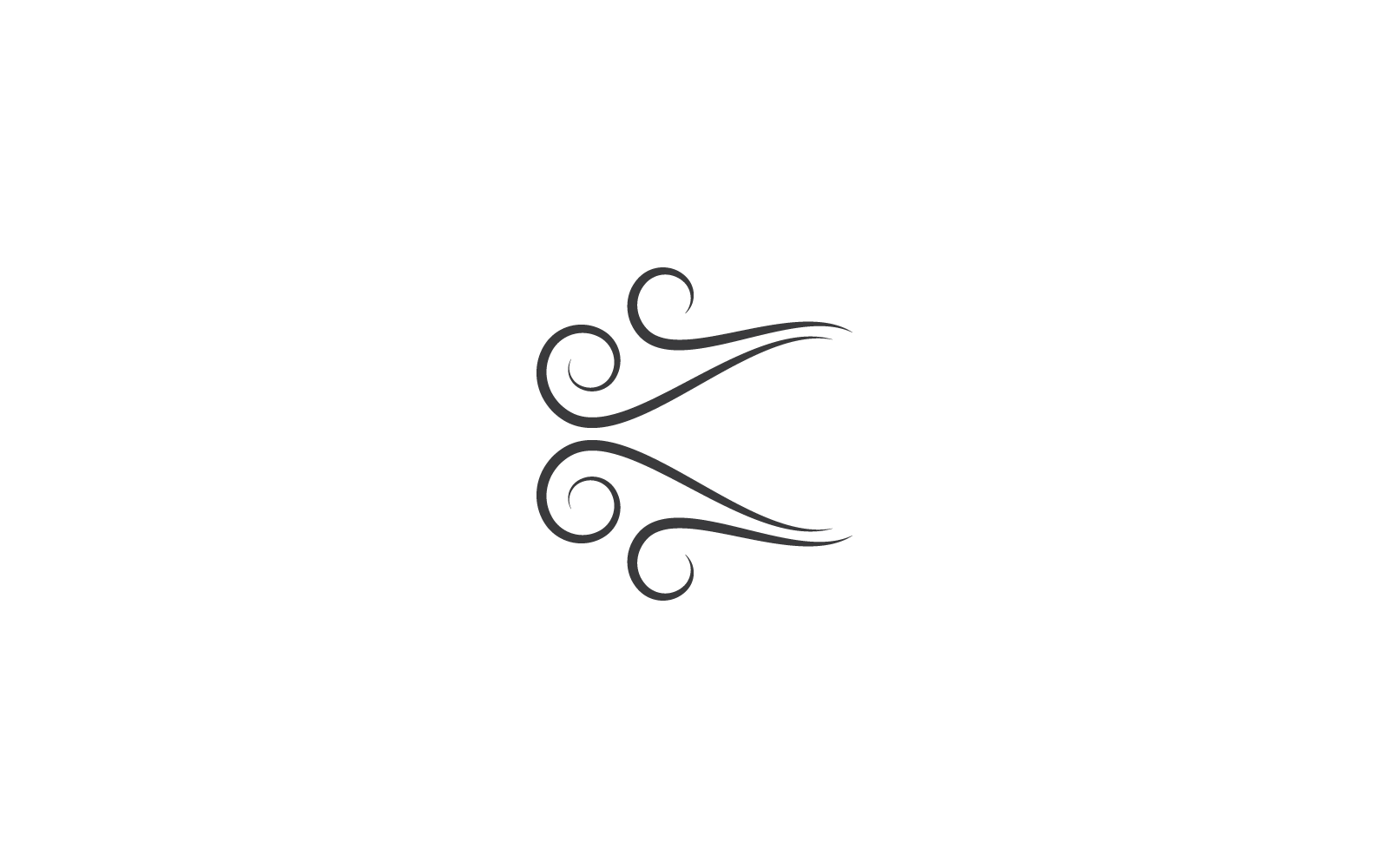 Wind vector illustratie plat ontwerp