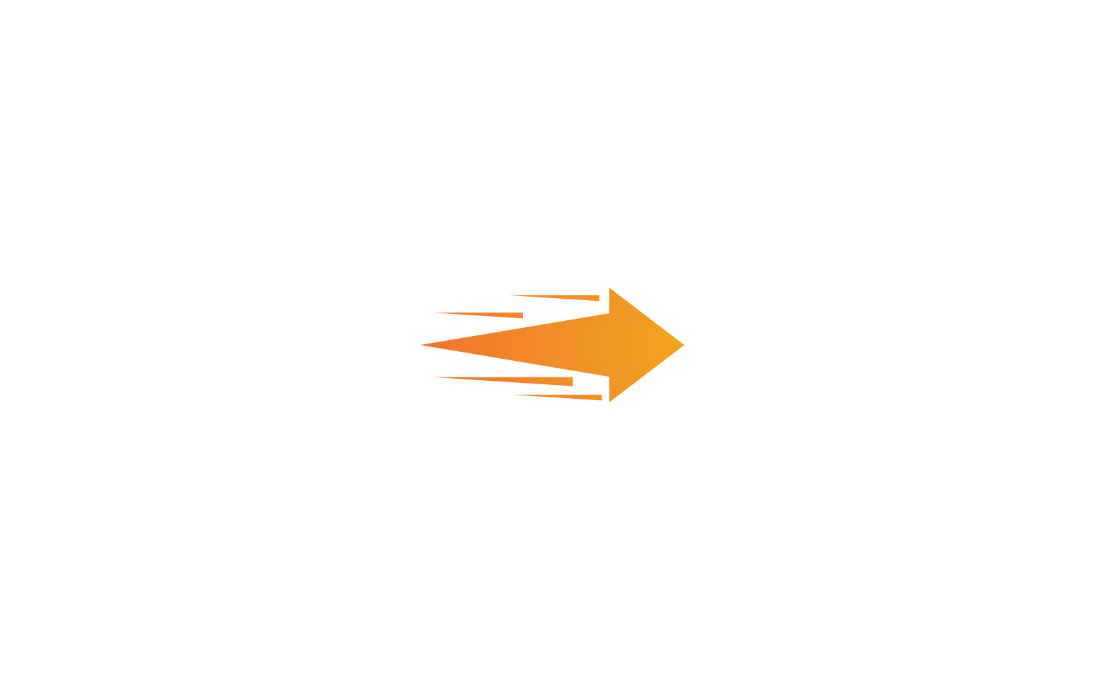 Arrow design vector logo template