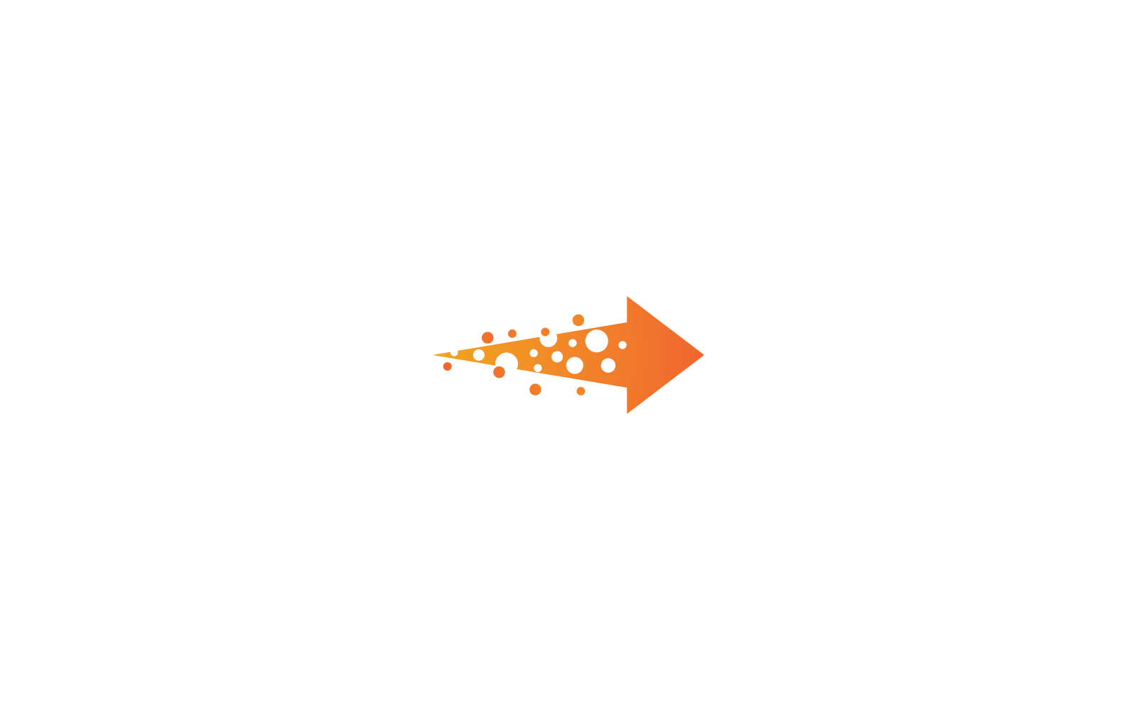 Arrow logo design illustration vector template