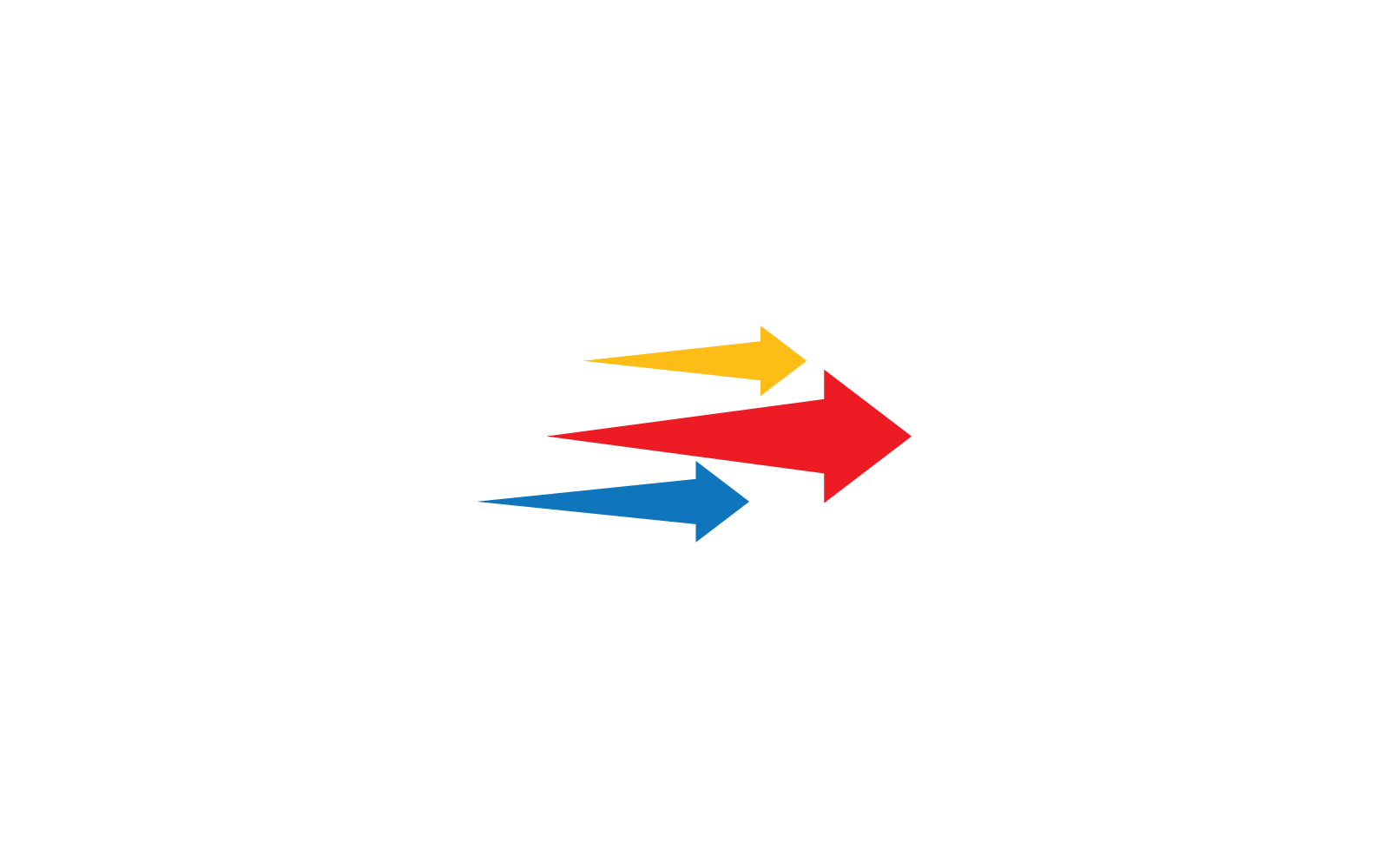 Arrow logo illustration design vector template