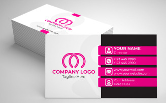 Corporate Business Card Template Simple Design
