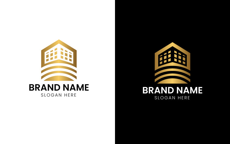 Real estate building logo-10-462 Logo Template