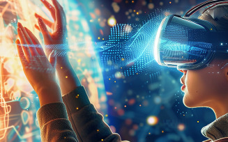 Technology texture background