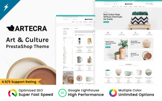 Artecra - Art, Culture, Decor and Handicrafts Prestashop Theme