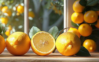 Podium Orange Fruit Background
