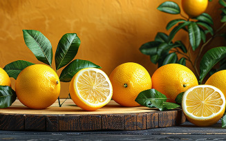 Podium Orange Fruit Texture Background