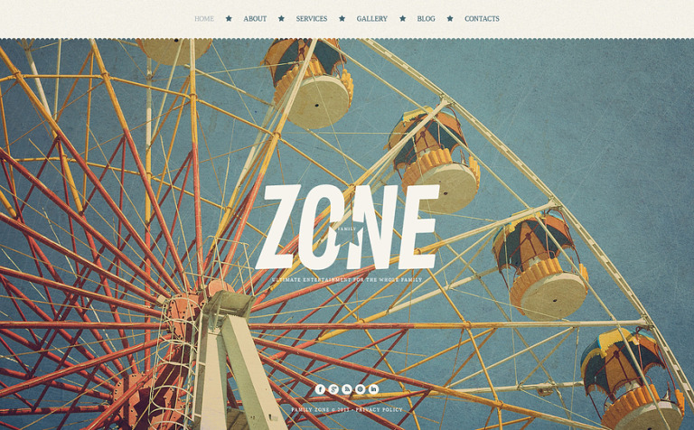 Family Center Bootstrap Website Template Big Screenshot Family Center Website Template New Screenshots BIG