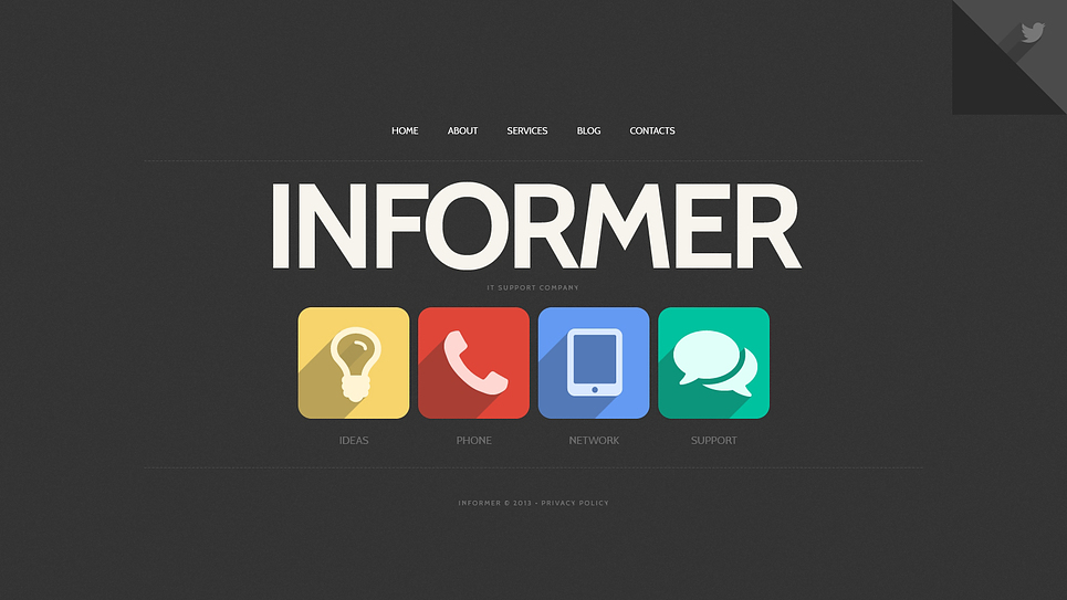 IT Website Template New Screenshots BIG