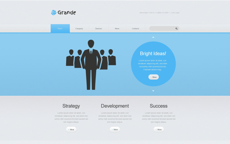 Marketing Agency Responsive Website Template