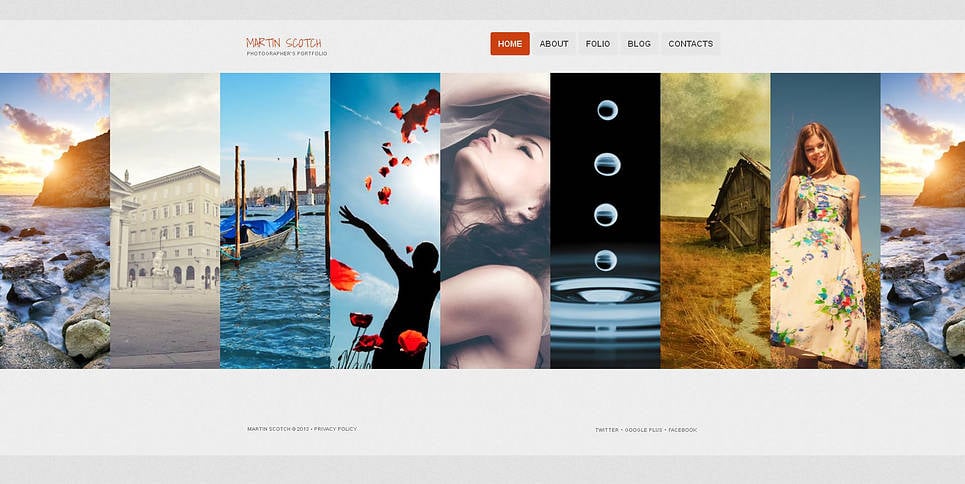 Photographer Portfolio Photo Gallery Template New Screenshots BIG