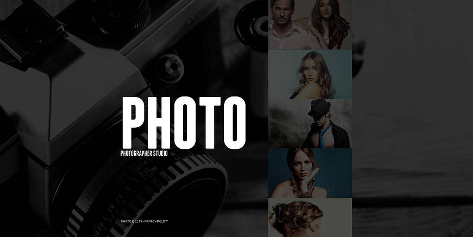 Photographer Portfolio Photo Gallery Template New Screenshots BIG