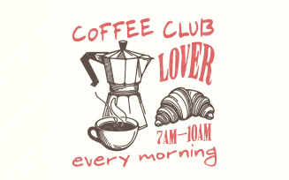 Coffee Club Lover PNG, Trendy Coffee PNG, Coffee Lover PNG, Iced Coffee Lover, Sublimation Design,