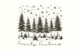 Frosty Fantasy Png, Winter png, Wonderland png, Winter Trees Png, Winter Trees png, Snow Png,