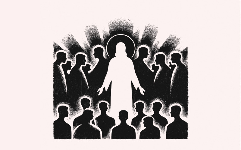 Jesus PNG, Inspirational Christian Png, Bible Verse, Motivational Sayings, Retro Christian png, Illustration