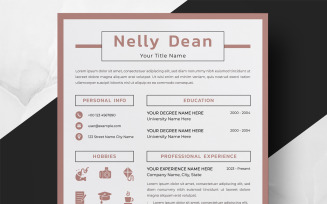 Clean And Simple Resume Layout