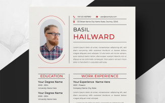 Minimalist Executive Resume Layout