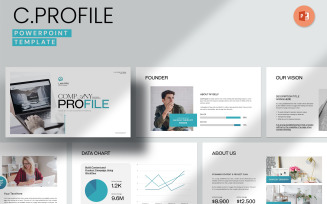 Company Profile Layout PowerPoint Template