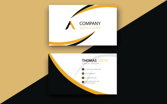 Contemporary style modern Business card design template