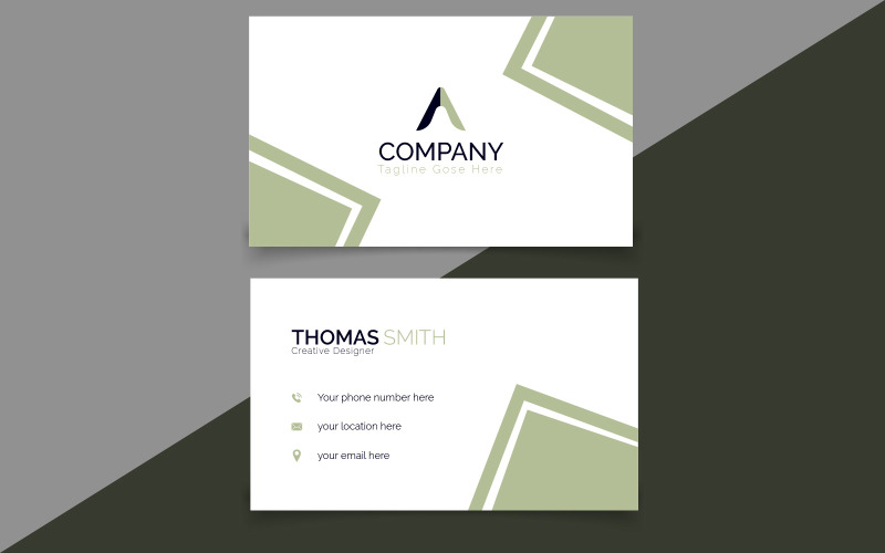 Creative business card professional template Corporate Identity