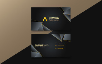Creative business card vector design template