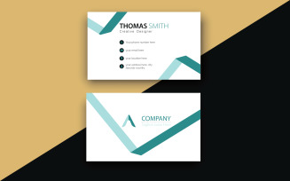 Creative imaginative and Modern simple business card template
