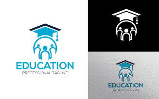 Education Logo Design Vector Template