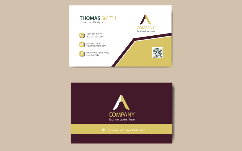 Modern Business card design that is modern and straightforward Corporate Identity