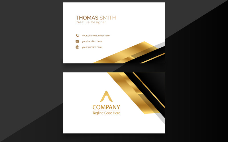 Modern Creative and Clean Business Card Corporate Identity