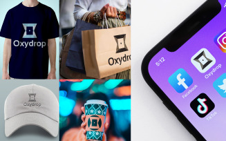 O Letter Unique Logo Template