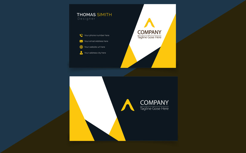 Simple and contemporary design for business cards Corporate Identity