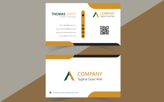 Stylist Featuring the company's brand modern Business card
