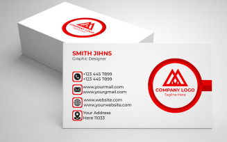 Business Card Template and Elegant (03-Design)