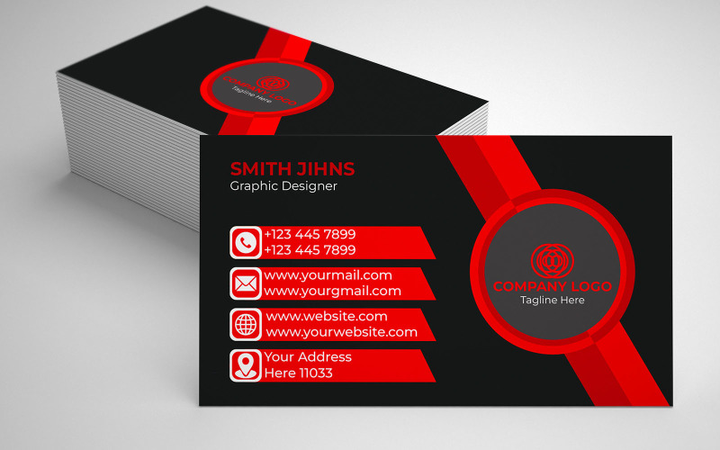 Creative and Elegant business card New Design Corporate Identity