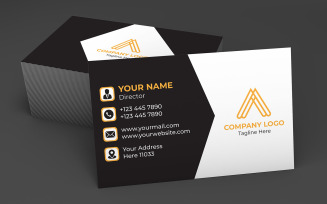 Creative Corporate and Simple Business Card (Minimal-Design)