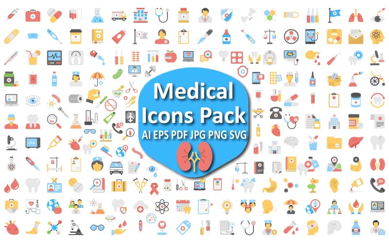 Medical and Health Icon pack for Healthcare Projects Icon Set