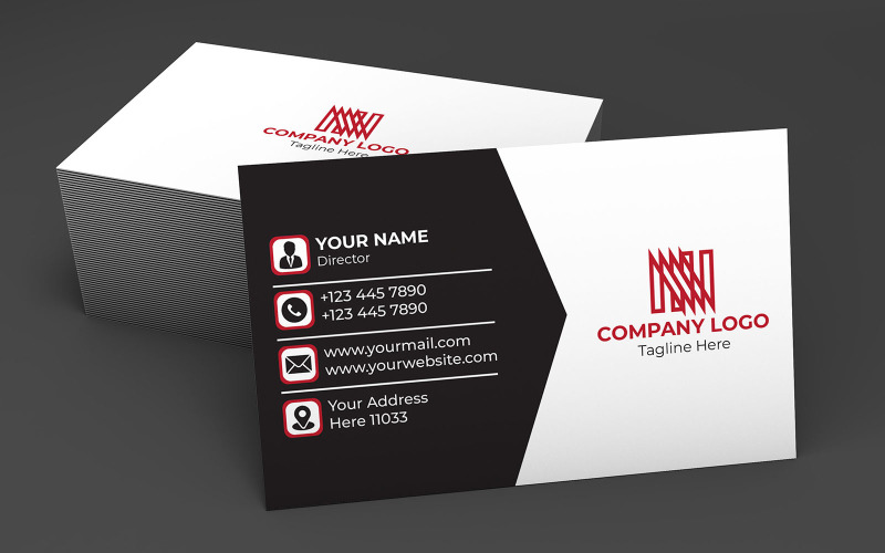 Modern Business Card (Creative-Design) Corporate Identity