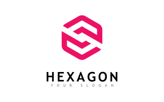 Creative Hexagon logo vector design 2