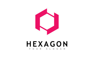 Creative Hexagon logo vector design 5